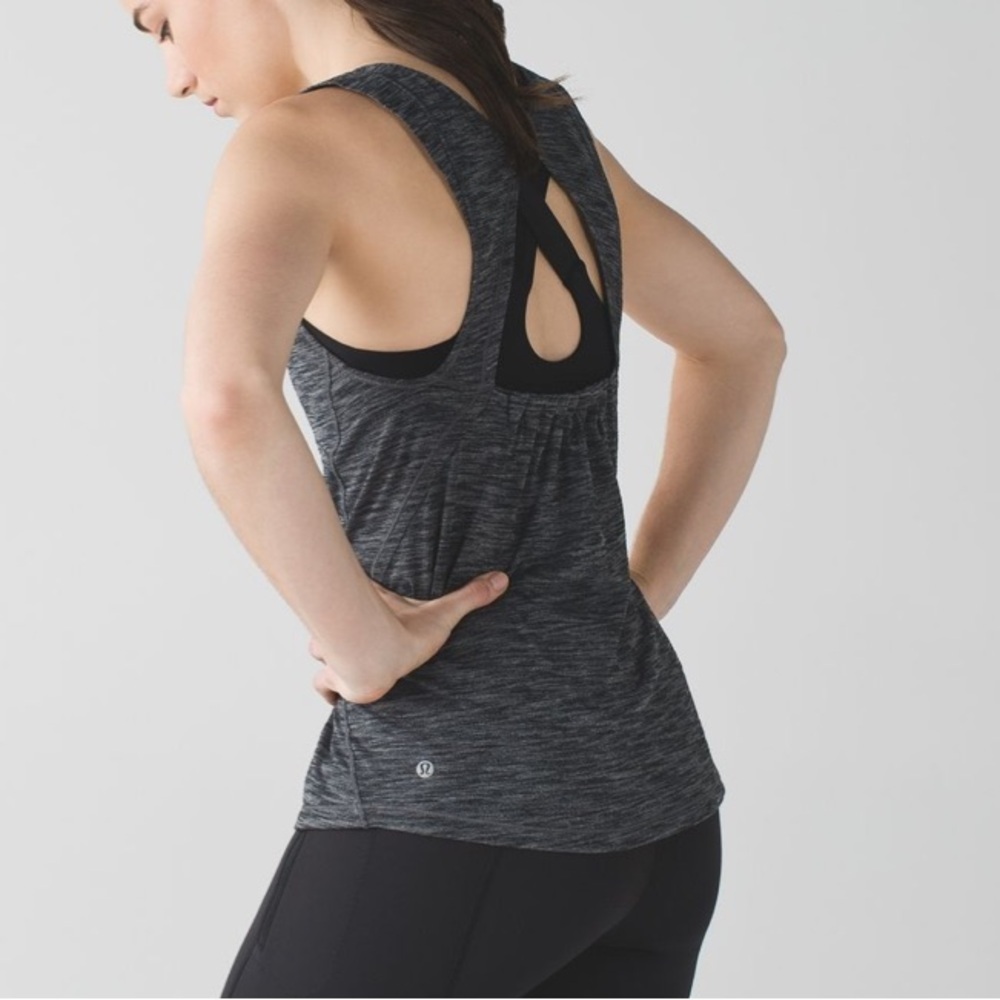 Lululemon Sweat It Out‎ Tank
Heathered Black size 6
